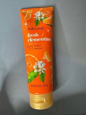 Bodycology Fresh Clementine Body Cream — Orange Nourishing Moisturizer 8oz citru